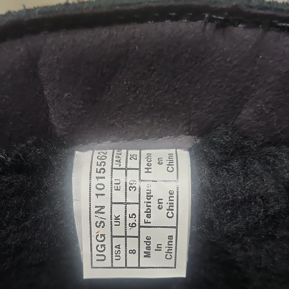 UGG Black Feathered Winter Boots - Picture 4 of 8